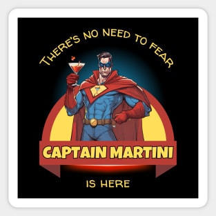 Captain Martini Sticker